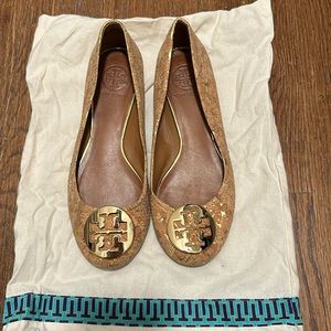 Tory Burch Reva cork ballet flats